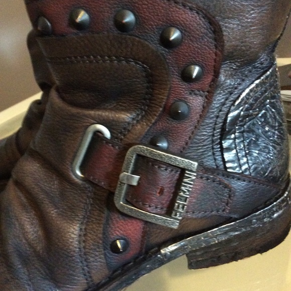 Felmini Targoff Cognac Ankle Boots - Picture 2 of 9